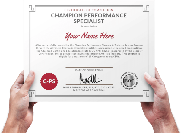 Mike Reinold – Champion Performance Therapy and Training System