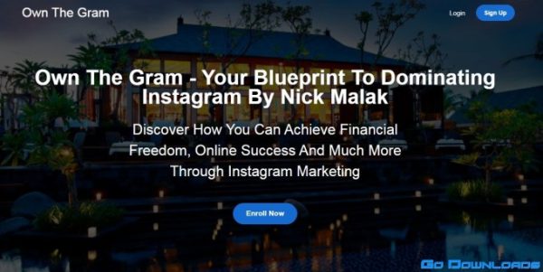 Nick Malak – Own The Gram-Your Blueprint To Dominating Instagram