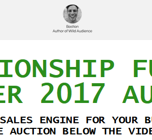 Wild Audience – Relationship Funnel – Build A Sales Engine For Your Business